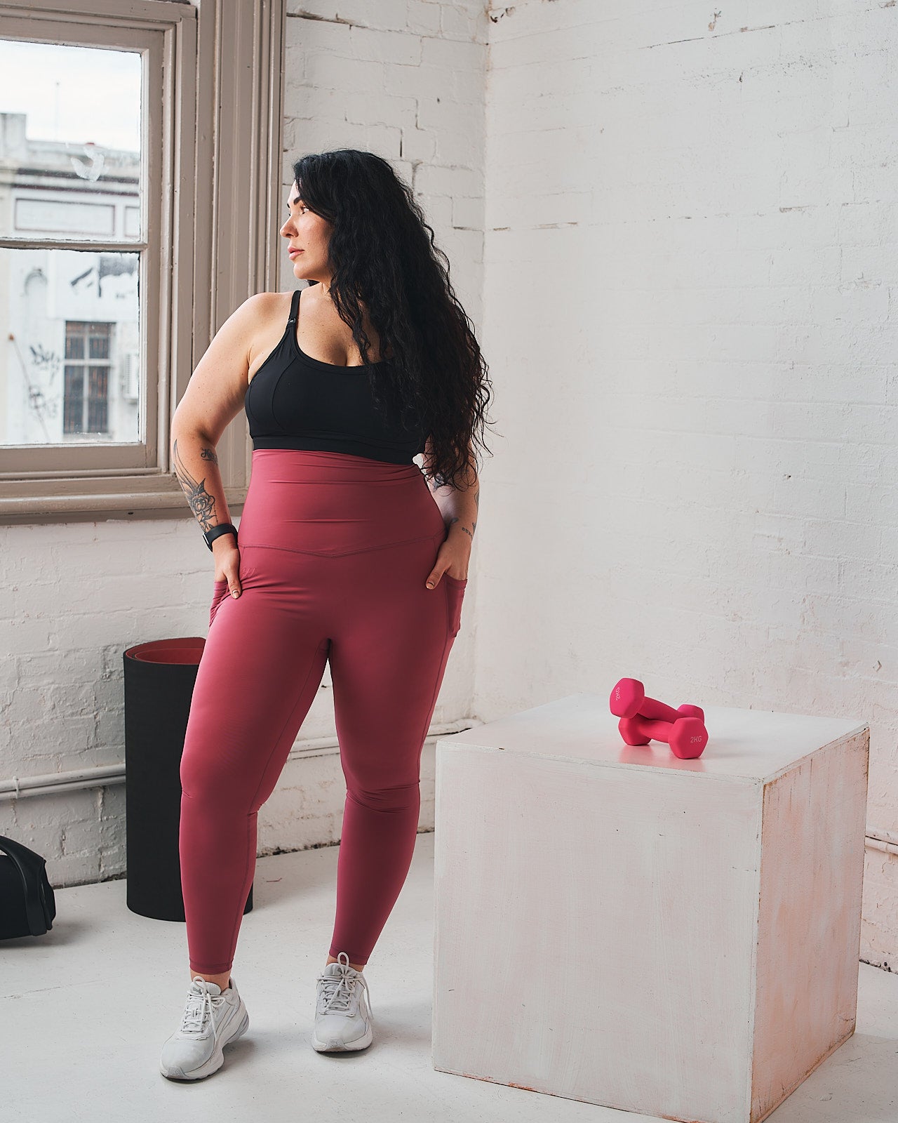 Hippie Pink High Waist leggings